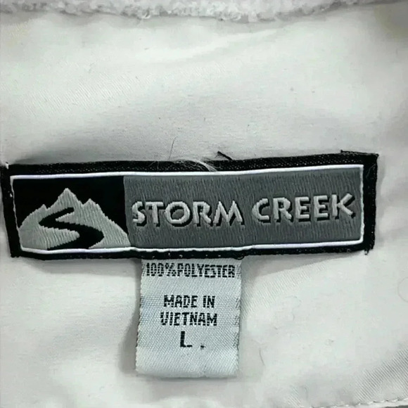 Storm Creek Women's Fleece Jacket Size Large Cream Full Front Zip - Picture 3 of 11